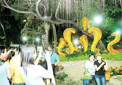Khai mạc Hội hoa xuân TPHCM 2013