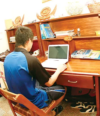 Góc học tập của các học viên.