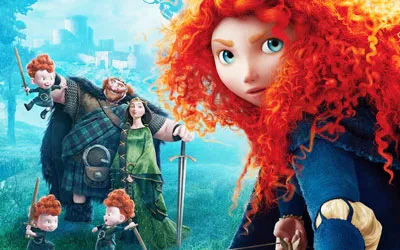 Cảnh trong phim Brave - Phim hoạt hình xuất sắc