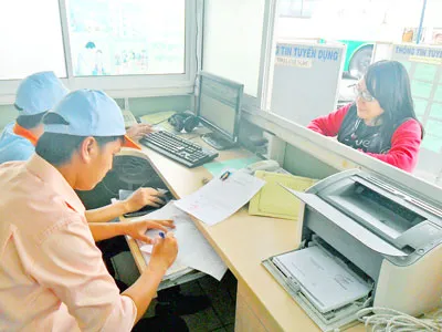 Tiếp sức người lao động tại các bến xe