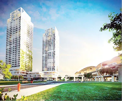 Phối cảnh khu biệt thự Thảo Điền Pearl do Eurowindow cung cấp cửa