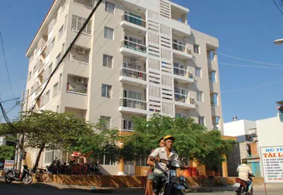 Chung cư 242/16 Bà Hom, quận 6 TPHCM dành cho giáo viên, CBCNV thu nhập thấp. Ảnh: Thanh Tâm