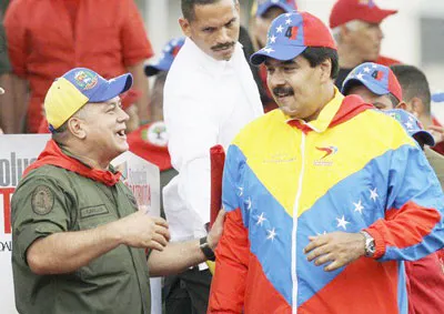 Ông Nicolas Maduro trong buổi vận động bầu cử