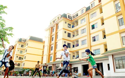 Một khu nhà ở xã hội khang trang tại quận 12 TPHCM dành cho người thu nhập thấp. Ảnh: Cao Thăng