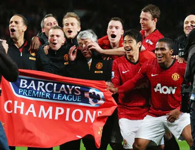 Manchester United đoạt ngôi vô địch Giải ngoại hạng Anh 2012-2013