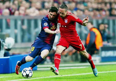 Bán kết lượt đi Champions League: Bayern Munich "vùi dập" Barcelona 4 - 0