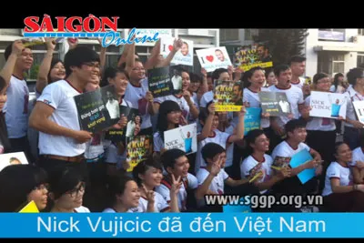 Nick Vujicic đã đến TPHCM ảnh 3
