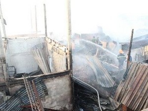 Location of the fire (Photo: VNA)