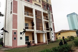 A counterterrorism exercise - Illustration photo