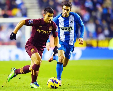 Chung kết Cúp FA: Man.City - Wigan (HTVC trực tiếp lúc 23 giờ 15 ngày 11-5): Cuộc chiến không cân sức!