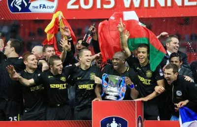 Thắng Man.City 1 - 0, Wigan vô địch Cúp FA 2012-2013