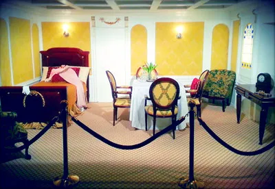 Tái hiện một căn phòng trên tàu Titanic.