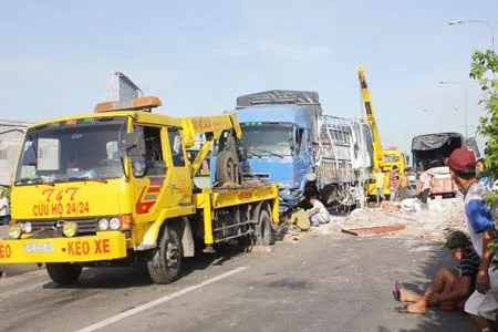 HIện trường vụ tai nạn