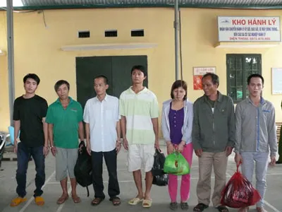Thanh Hoá: Bắt 8 đối tượng bị truy nã ở các tỉnh phía Nam