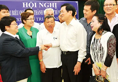 Chủ tịch nước Trương Tấn Sang: Phát huy truyền thống đoàn kết, vượt khó của doanh nhân