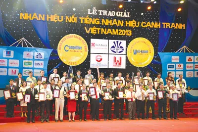 SCB đạt Top 100 nhãn hiệu nổi tiếng Việt Nam 2013