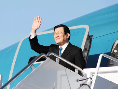 Chủ tịch nước Trương Tấn Sang đã tới Washington D.C, thăm chính thức Hoa Kỳ ảnh 2