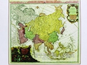 An ancient map showing Vietnam's sovereignty over Hoang Sa (Paracel) and Truong Sa (Spratly) Archipelagos. Photo: VNA