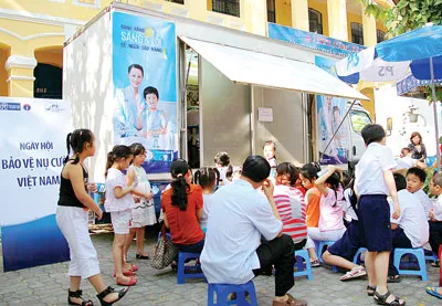 Nhãn hàng P/S cam kết bảo vệ một triệu  nụ cười Việt Nam chào năm học mới