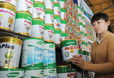 Thị trường sữa bột: Sức bật của hàng nội