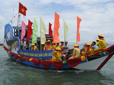 Nghinh Ong festival in Can Gio District in HCMC (Photo: Cat Tuong)