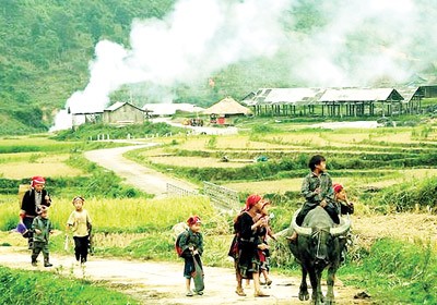 Impoverished households were mainly in northwest and northeast mountainous regions. (Photo: SGGP)