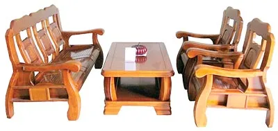 Sofa gỗ của nội thất Hà Nam sang trọng, hiện đại và chất lượng