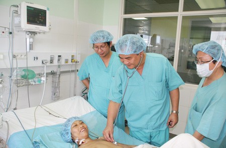 Hua Cam Tu in The General Hospital in Hue City for reoperation