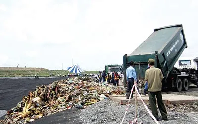 Vận hành bãi chôn lấp rác số 3 ở Củ Chi