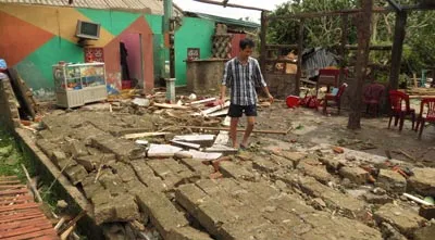 Sau bão số 10, lũ lên nhanh và nguy hiểm