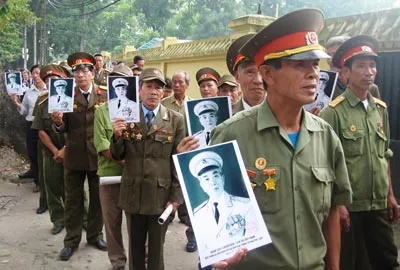 Đại tướng mãi mãi trong tim những người lính Cụ Hồ. Ảnh: Quốc Khánh