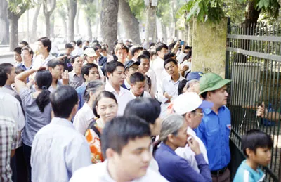 Quang cảnh nhà riêng Đại tướng Võ Nguyên Giáp, 30 - Hoàng Diệu trong sáng 11-10