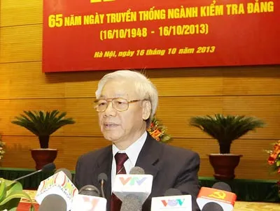 Cán bộ kiểm tra là cán bộ làm công tác xây dựng Đảng, phải có tính chiến đấu cao