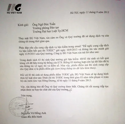 Báo động thi hộ, dùng chứng chỉ ngoại ngữ giả