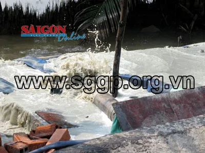 Công ty Hào Dương lại xả thải ra môi trường