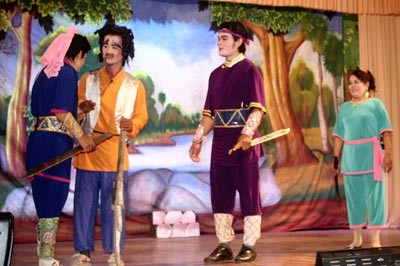 An art performance in the festival (Photo:SGGP)