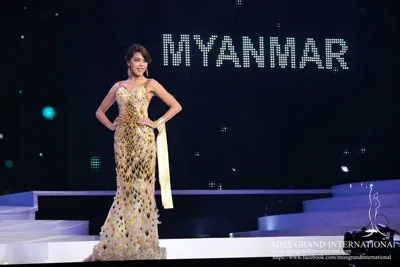 Người đẹp Myanmar được nhiều người bình chọn nhất.