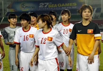 Vietnamese women's football team. (Photo: SGGP)