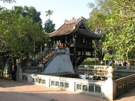 One-Pillar Pagoda, the most iconic monument in Hanoi