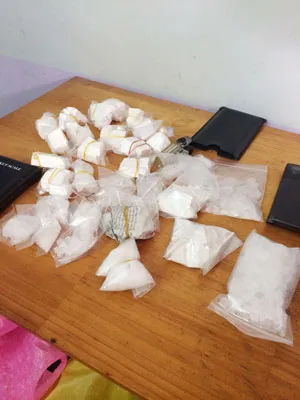 Một phần tang vật thu được