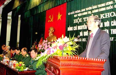 Đại tướng Nguyễn Chí Thanh - Người chiến sĩ cách mạng kiên cường, nhà lãnh đạo xuất sắc