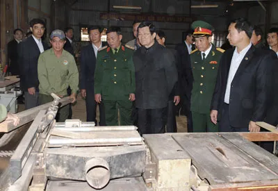 Làm việc tại Đắk Nông, Chủ tịch nước Trương Tấn Sang: Chung sức, đồng lòng xây dựng nông thôn mới