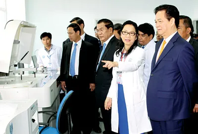 Thắt chặt tình hữu nghị Việt Nam - Campuchia