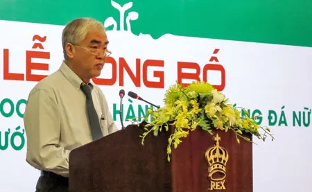 Quyền Chủ tịch VFF Lê Hùng Dũng vẫn đang tạm quyền điều khiển bóng đá Việt Nam trong thời gian chưa diễn ra đại hội khóa 7. Ảnh: Hoàng Hùng