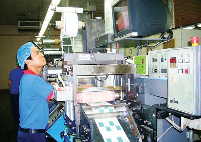 Liksin Corporation starts its production after Tet holidays. (Photo: Sggp)