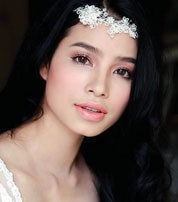 Vietnam's Pham Huong, 23, wins the second-place price at the Miss World Sport 2014