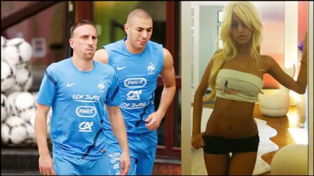 Franck Ribery, Karim Benzema cùng Zahia Dehar