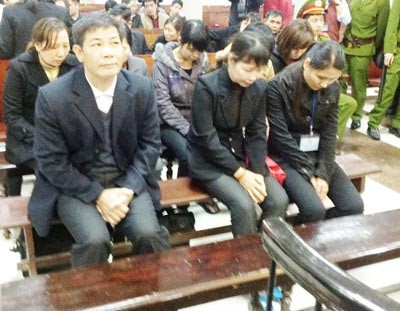 The defendants at the court (Photo: SGGP)