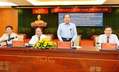 Hội thảo khoa học “Một số vấn đề lý luận – thực tiễn cốt yếu về phát triển kinh tế thị trường định hướng XHCN” ảnh 2