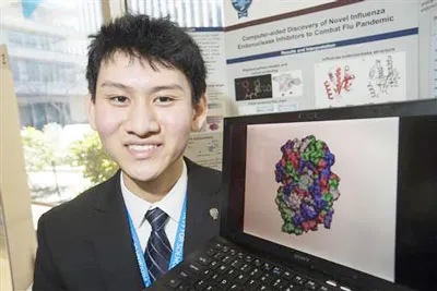 17 tuổi  nghiên cứu thuốc chống cúm, nhận giải thưởng khoa học Intel
